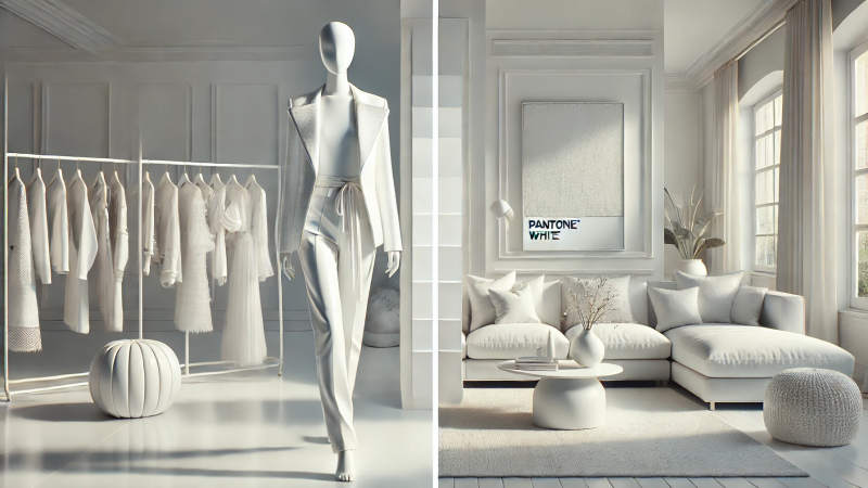 Pantone bianco: la psicologia delle sfumature del neutro per eccellenza