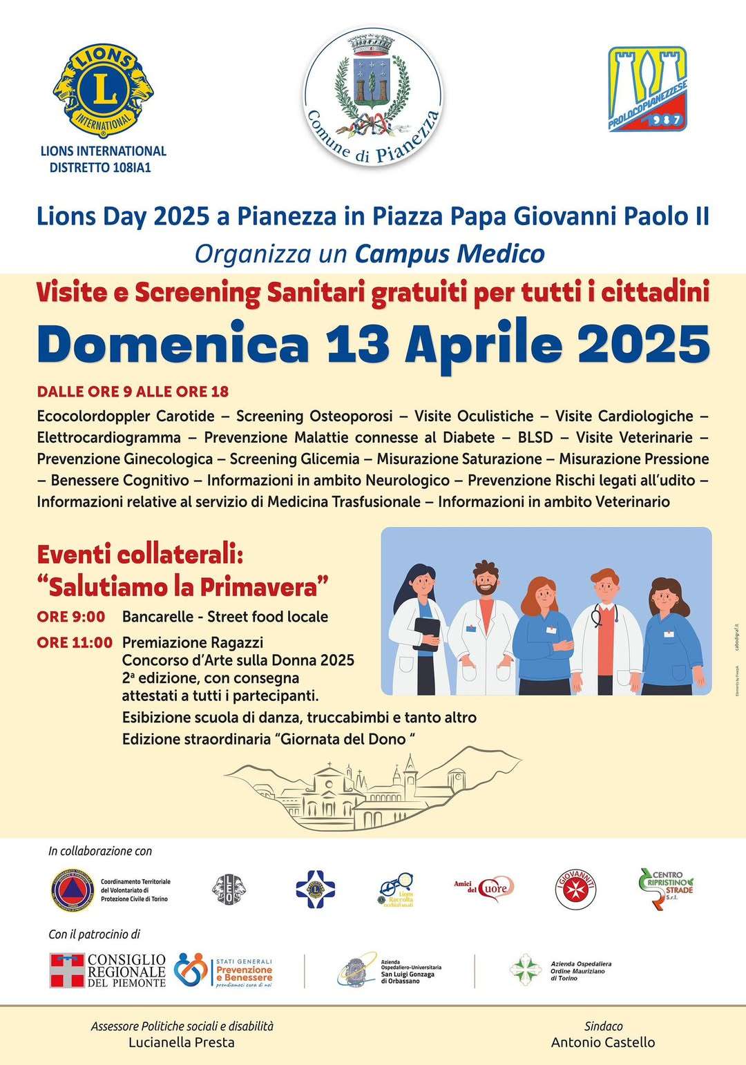 Screening comune pianezza